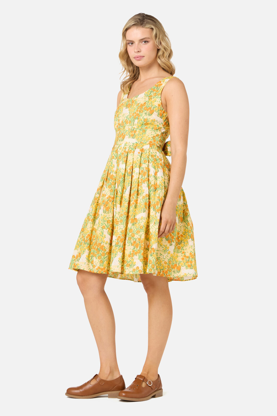 Princess Highway - Cat & Flora Sun Dress - orange
