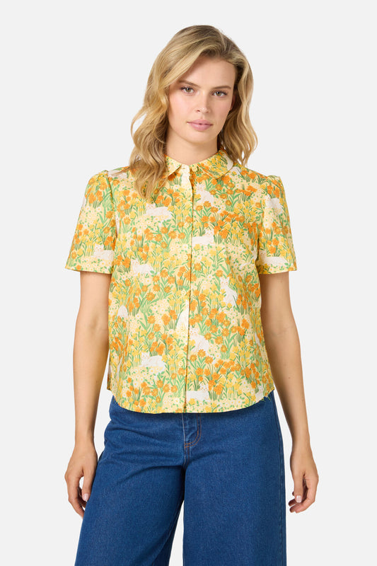 Princess Highway - Cat & Flora Blouse - orange