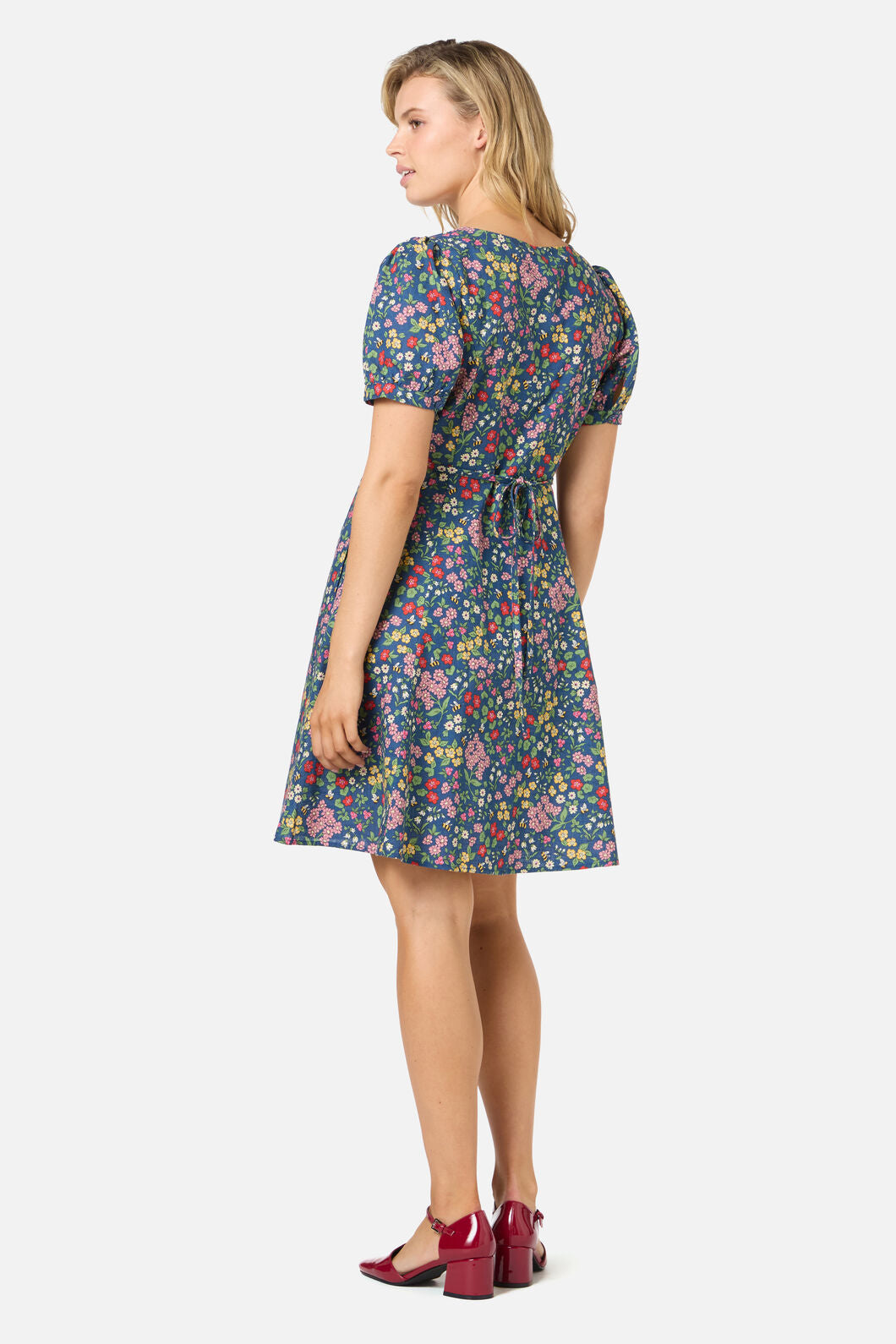 Princess Highway - Libby Bee Ditsy Mini Dress - blue