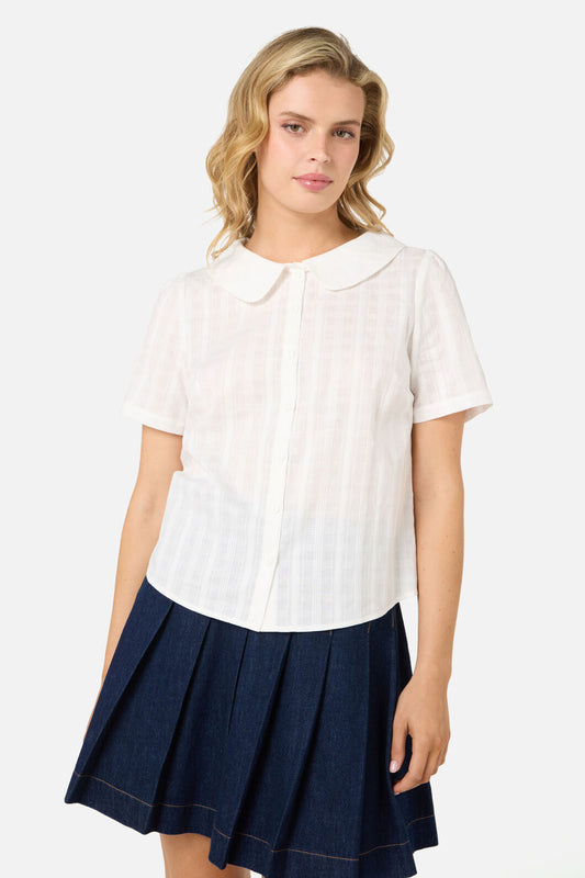 Princess Highway - Cindy Sweet Collar Blouse - cream