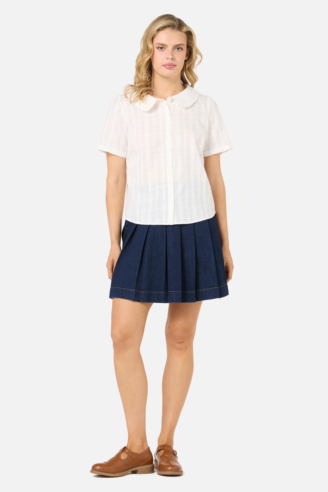 Princess Highway - Cindy Sweet Collar Blouse - cream