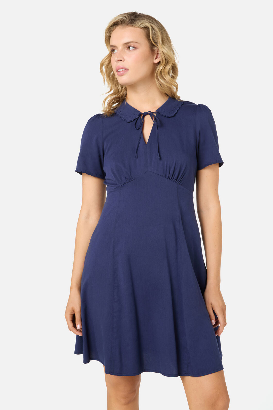 Princess Highway - Josie Sweet Collar Tea Dress - navy