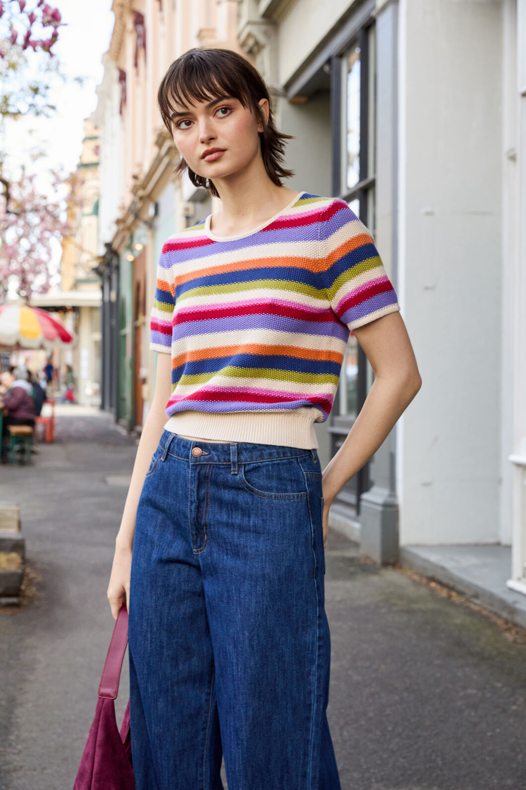 Princess Highway - Perri Stripe Knit Top - multi