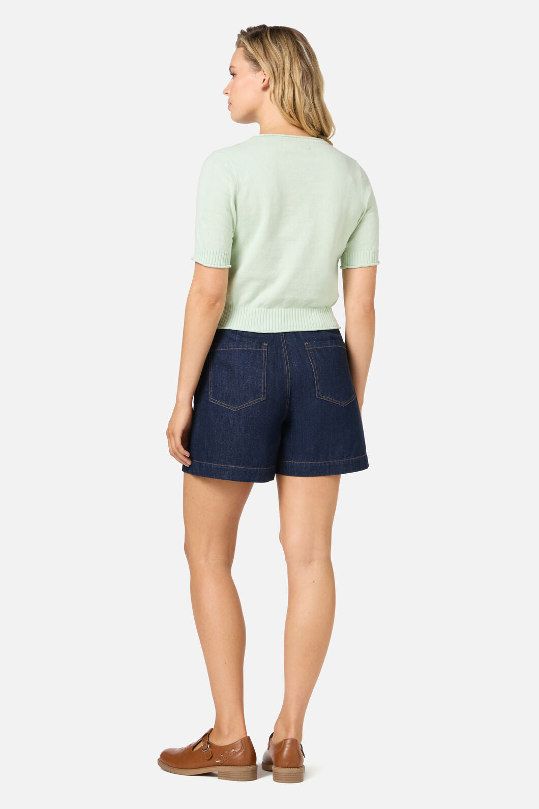 Princess Highway - Libby Bee Embroidered Cardigan - mint