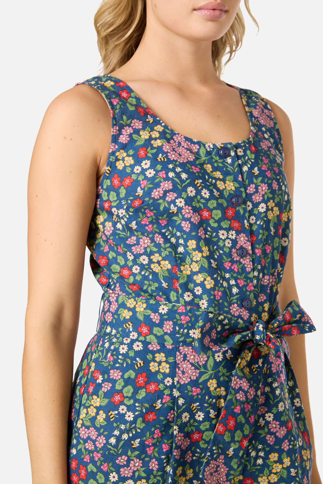 Princess Highway - Libby Bee Ditsy Jumpsuit - blue