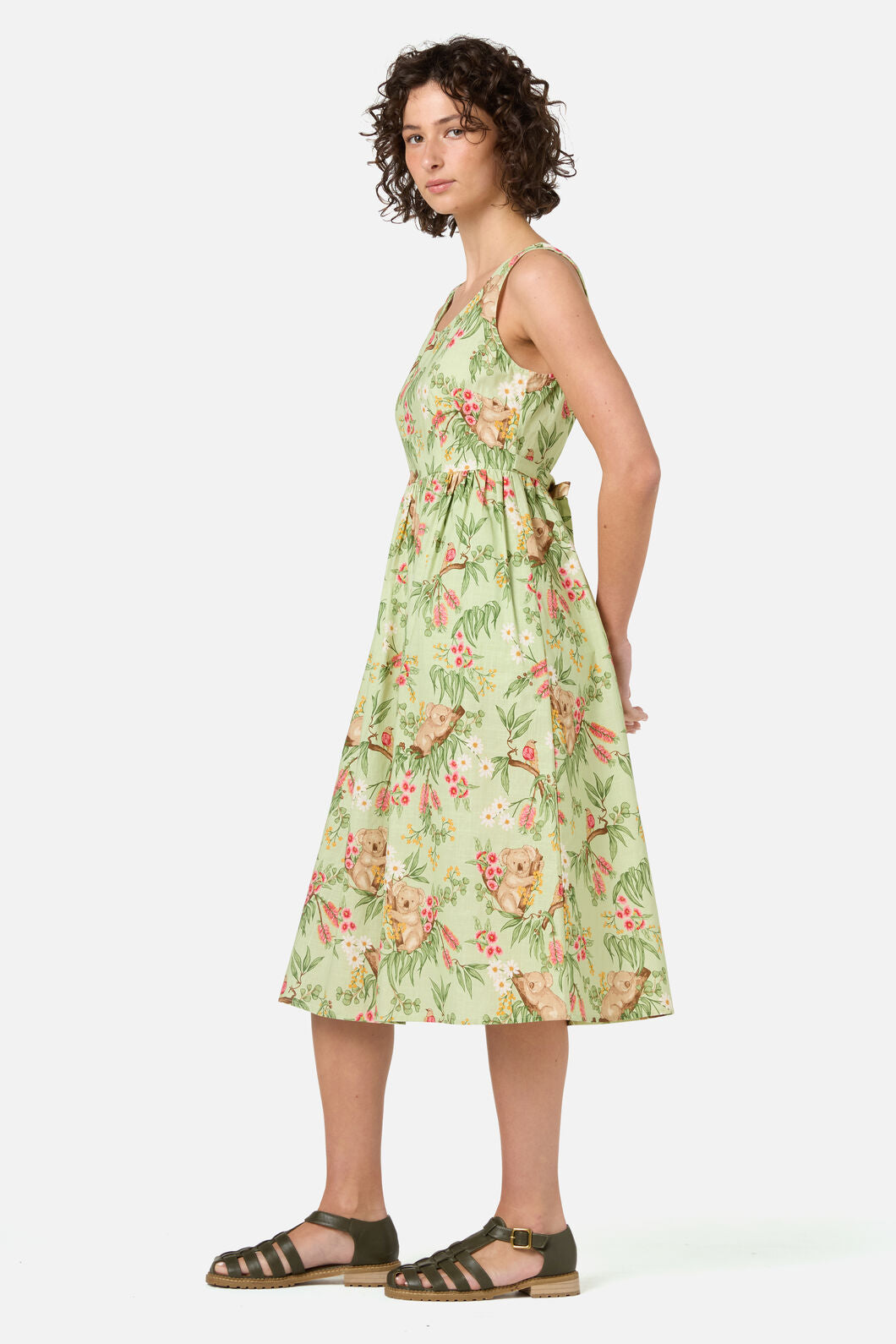 Koala Sleeveless Midi Dress – Princess Highway