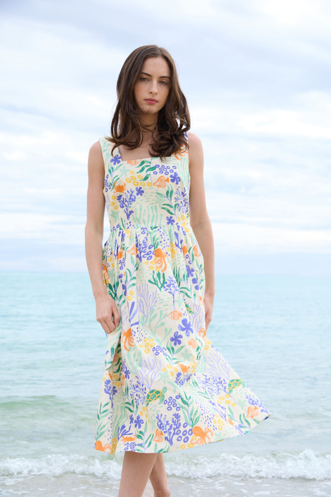 princess highway midi dress Coral Reef Midi Dress – Princess Highway