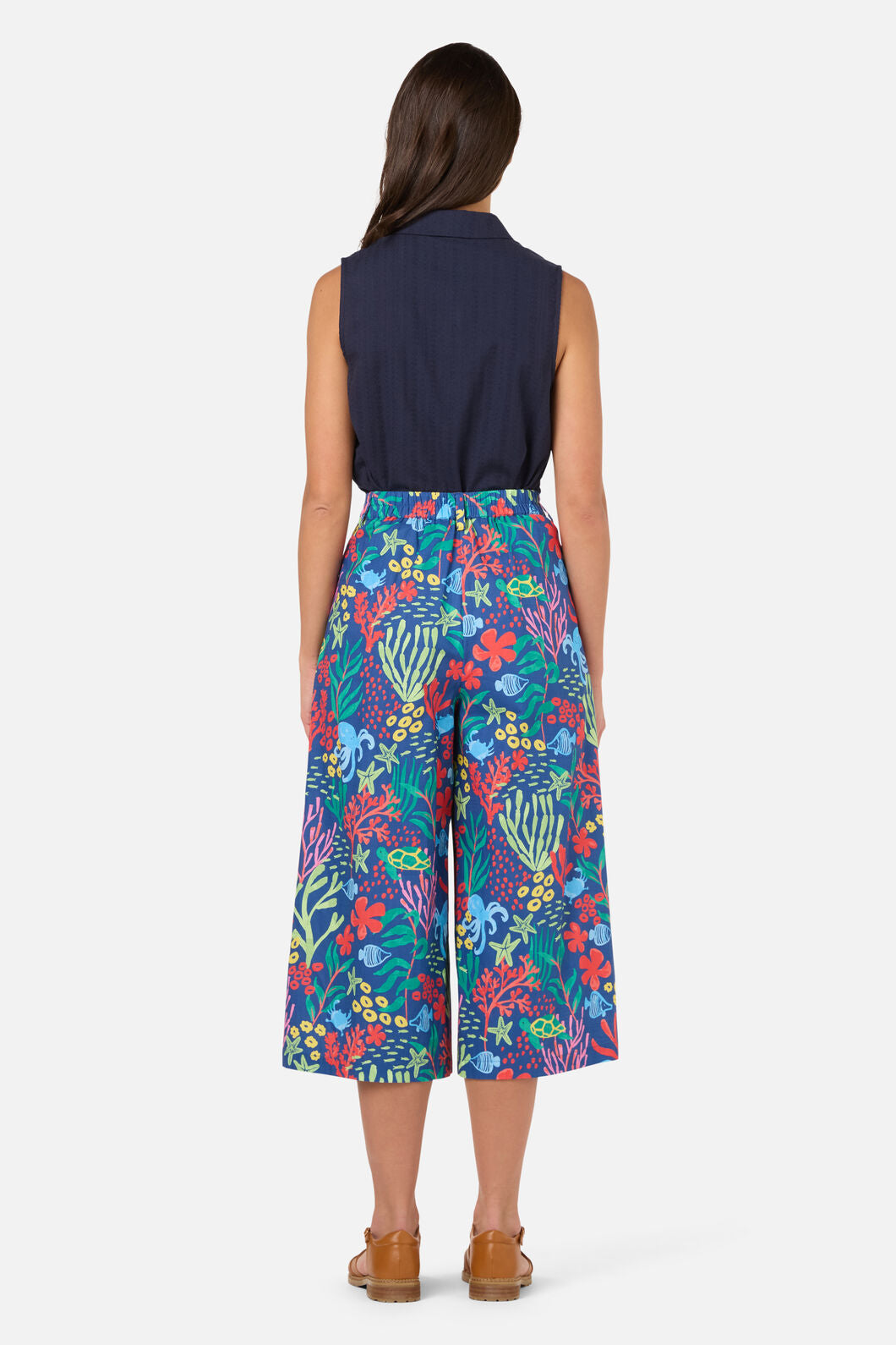 Princess Highway - Coral Reef Culotte - blue