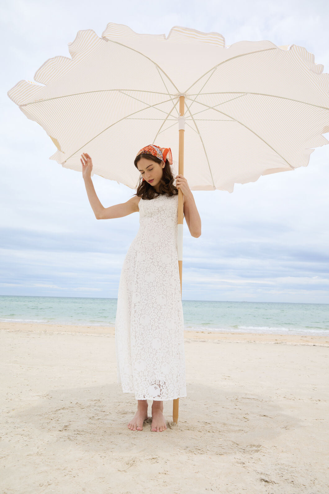 Dreamy White Lace Midi Dress – Princess Highway