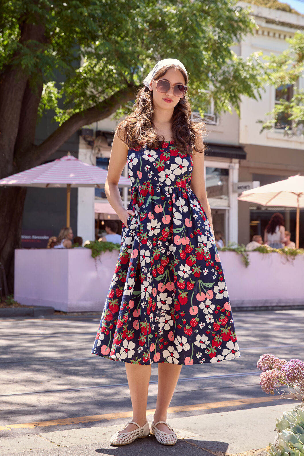 Berries N Cream Midi Dress – Princess Highway