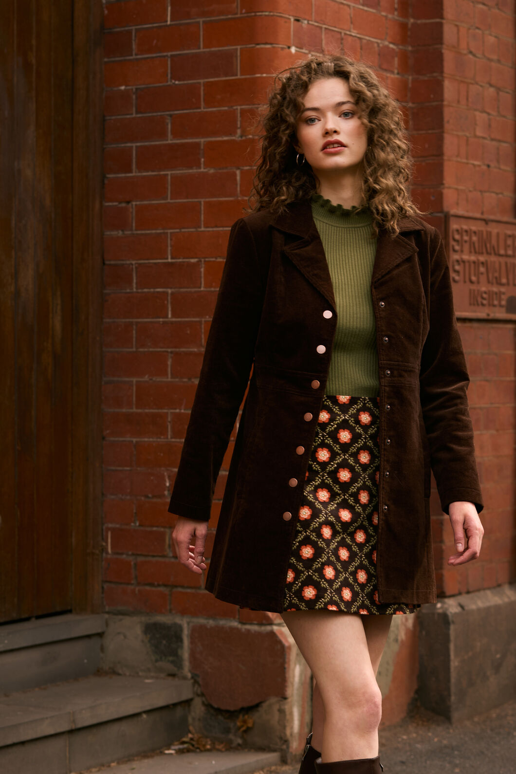 Hazel A-Line Long Cord Jacket – Princess Highway