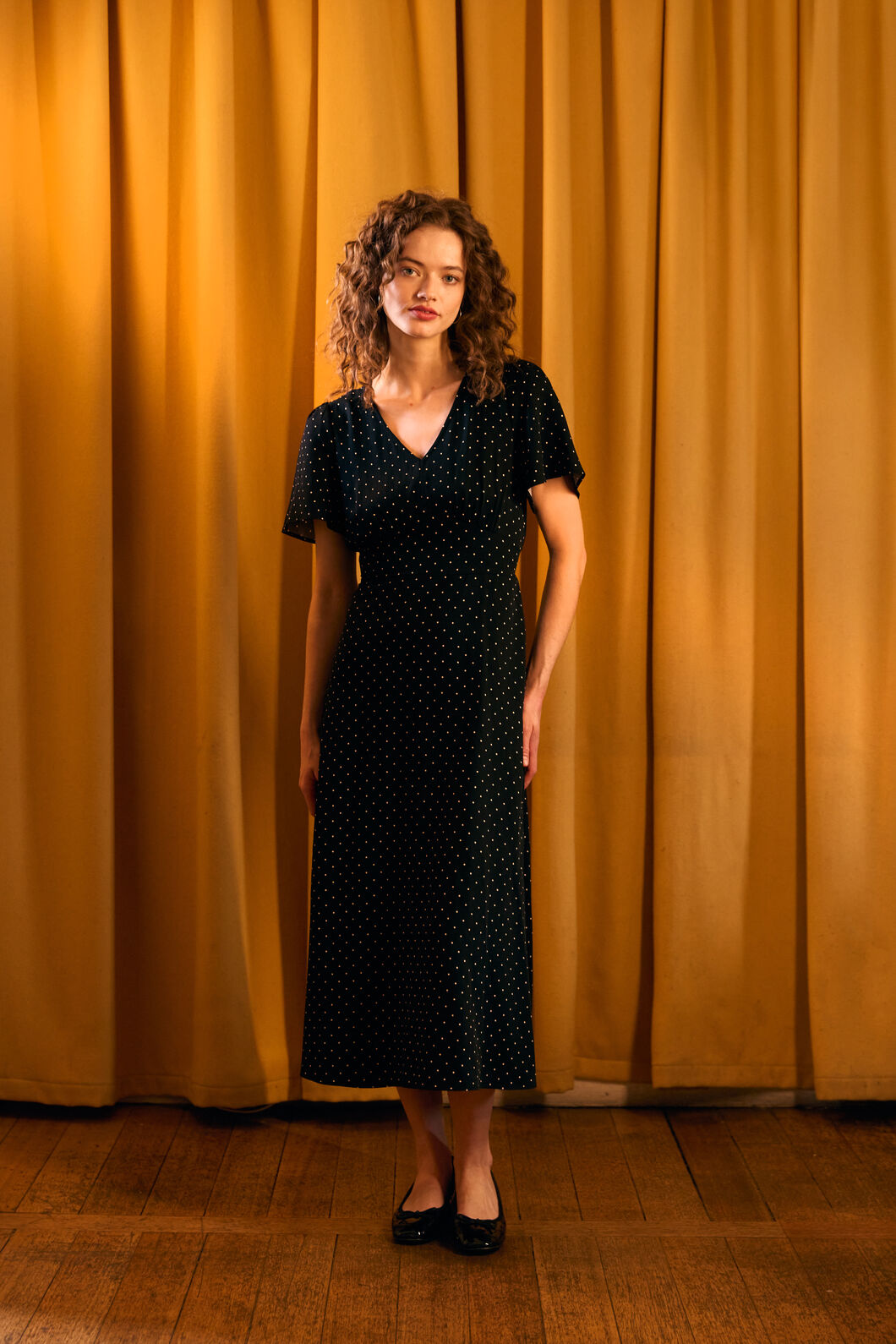 Dolly Spot Midi Dress – Princess Highway