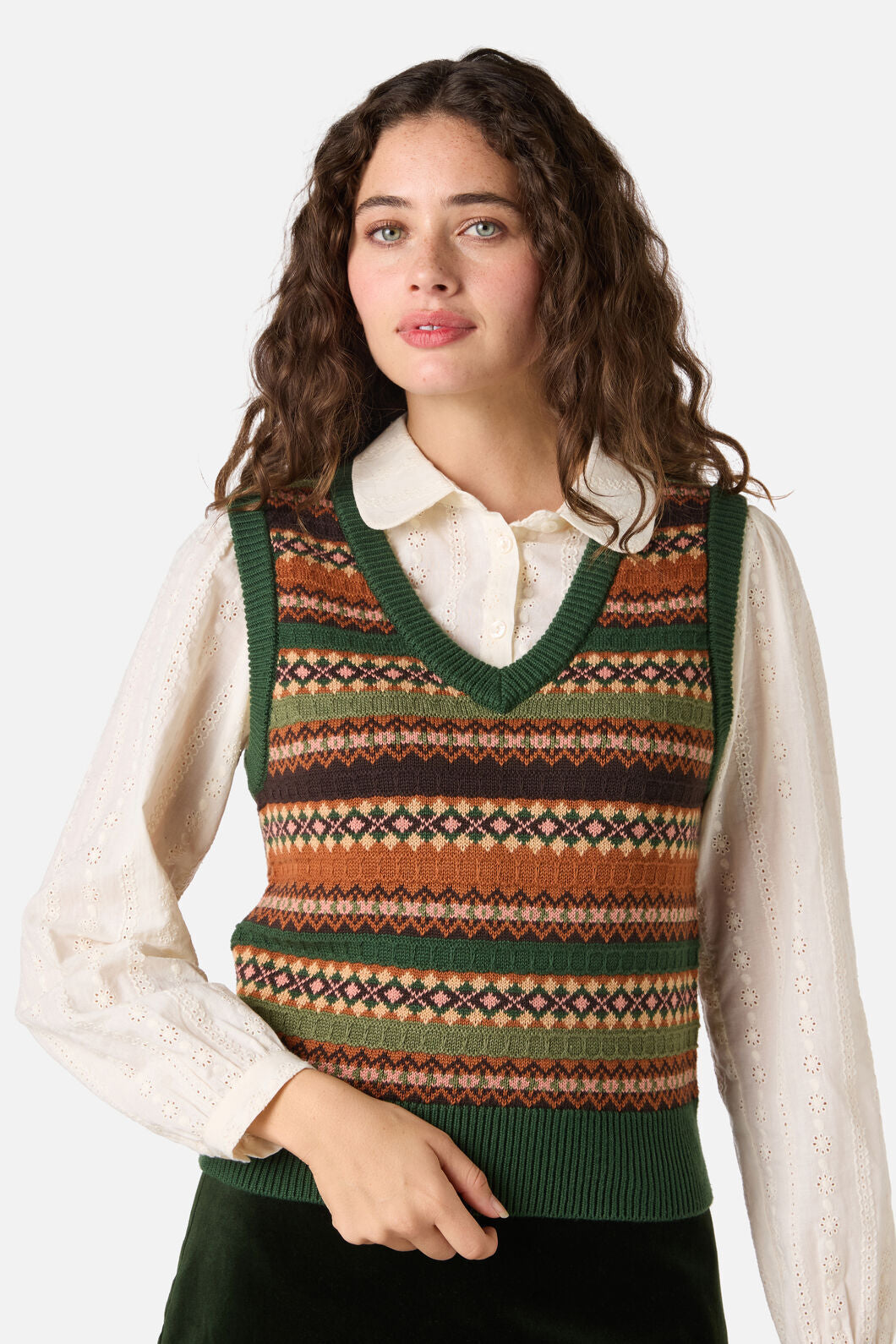 Fairisle Knit Vest – Princess Highway