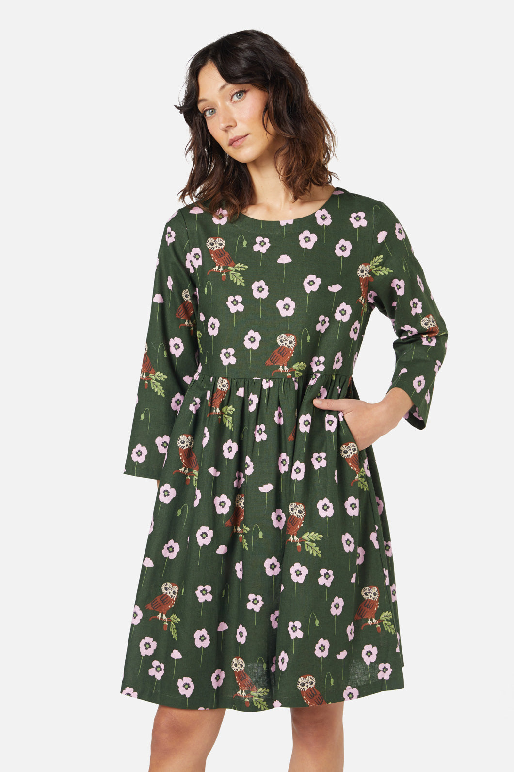 Poppy Owl Mini Dress AU Poppy Owl Mini Dress AU