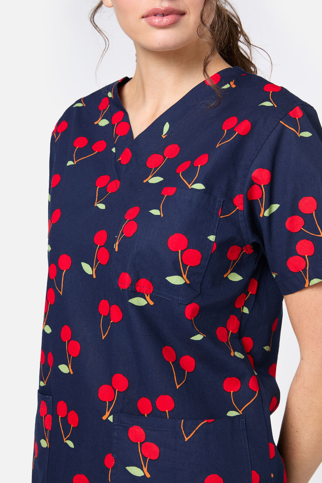 Princess Highway - Sweet Cherry Scrub Set - navy