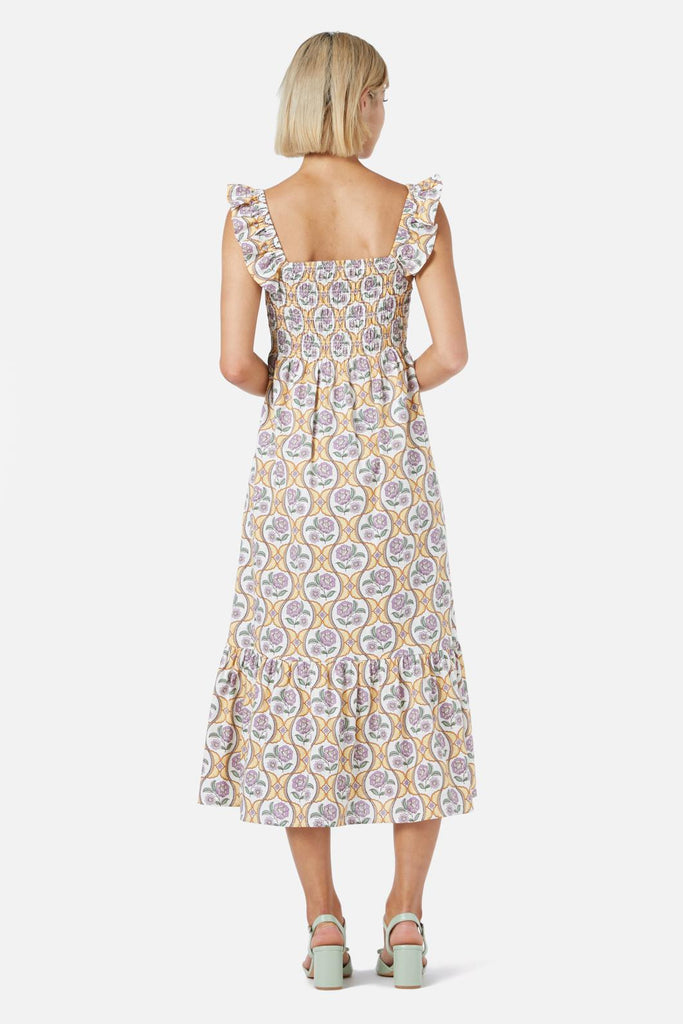 Renata Textured Midi Dress