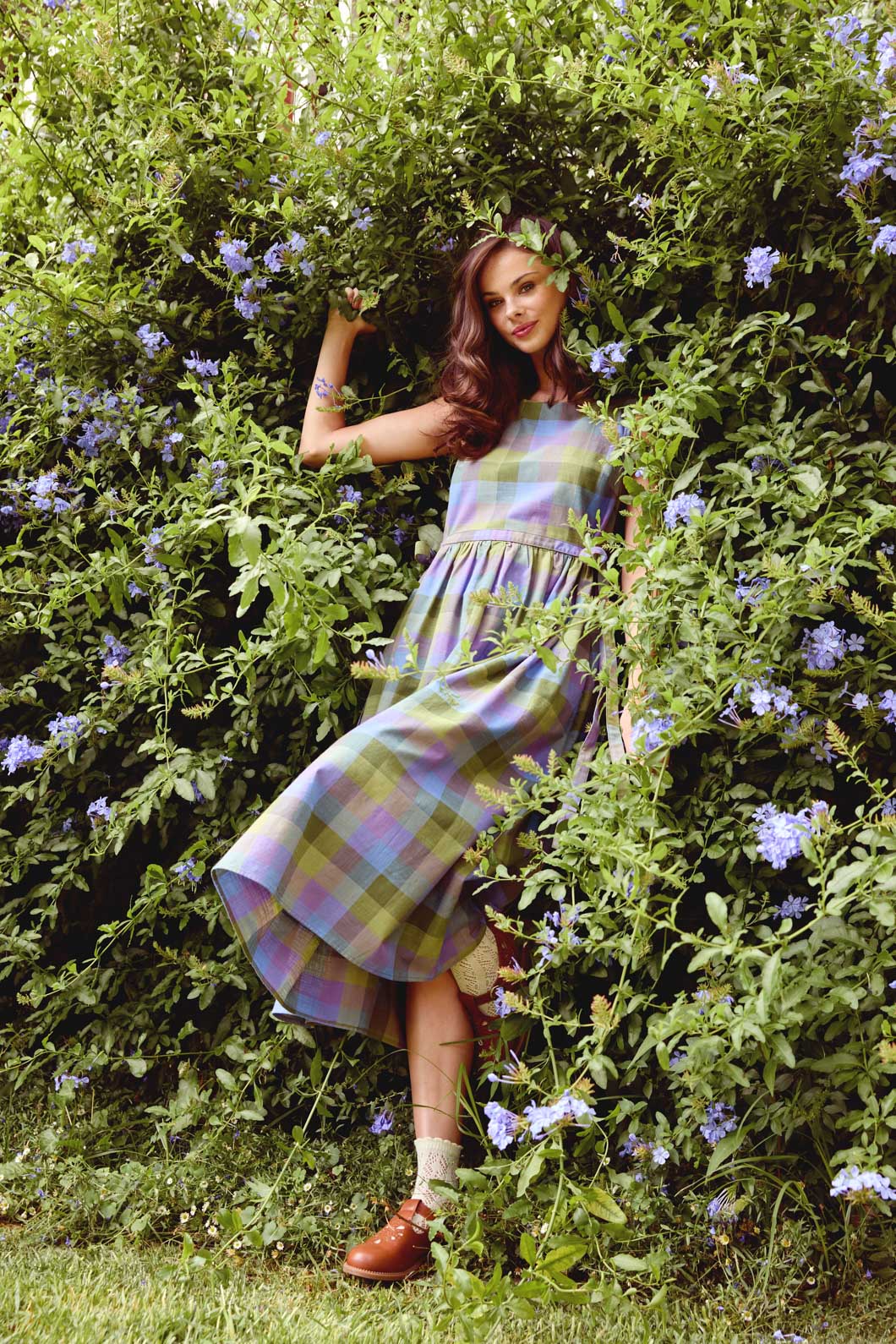 Maxine Check Midi Dress – Princess Highway - Main Image