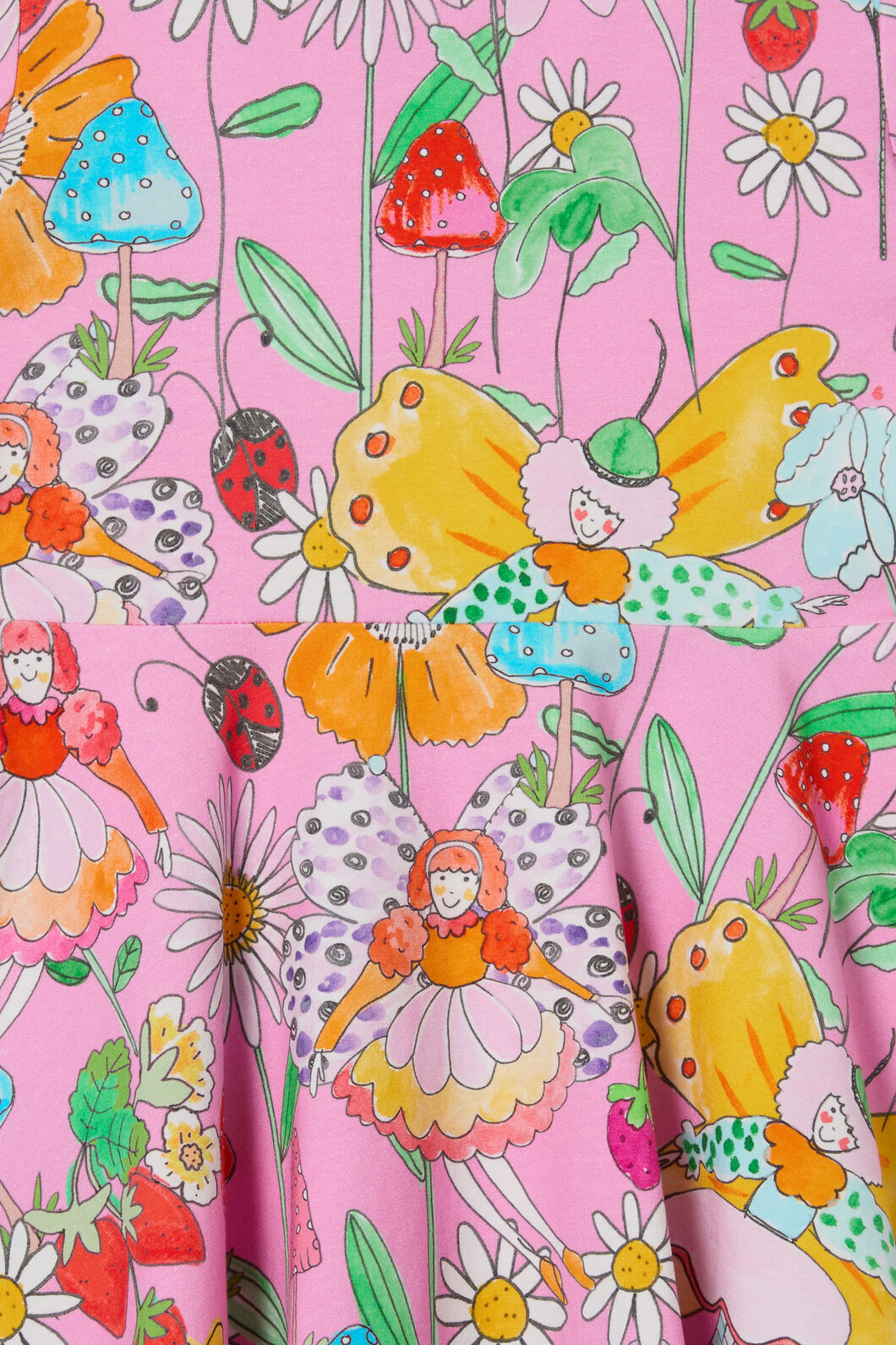 Princess Highway - Fairies Kids Skater Dress - pink