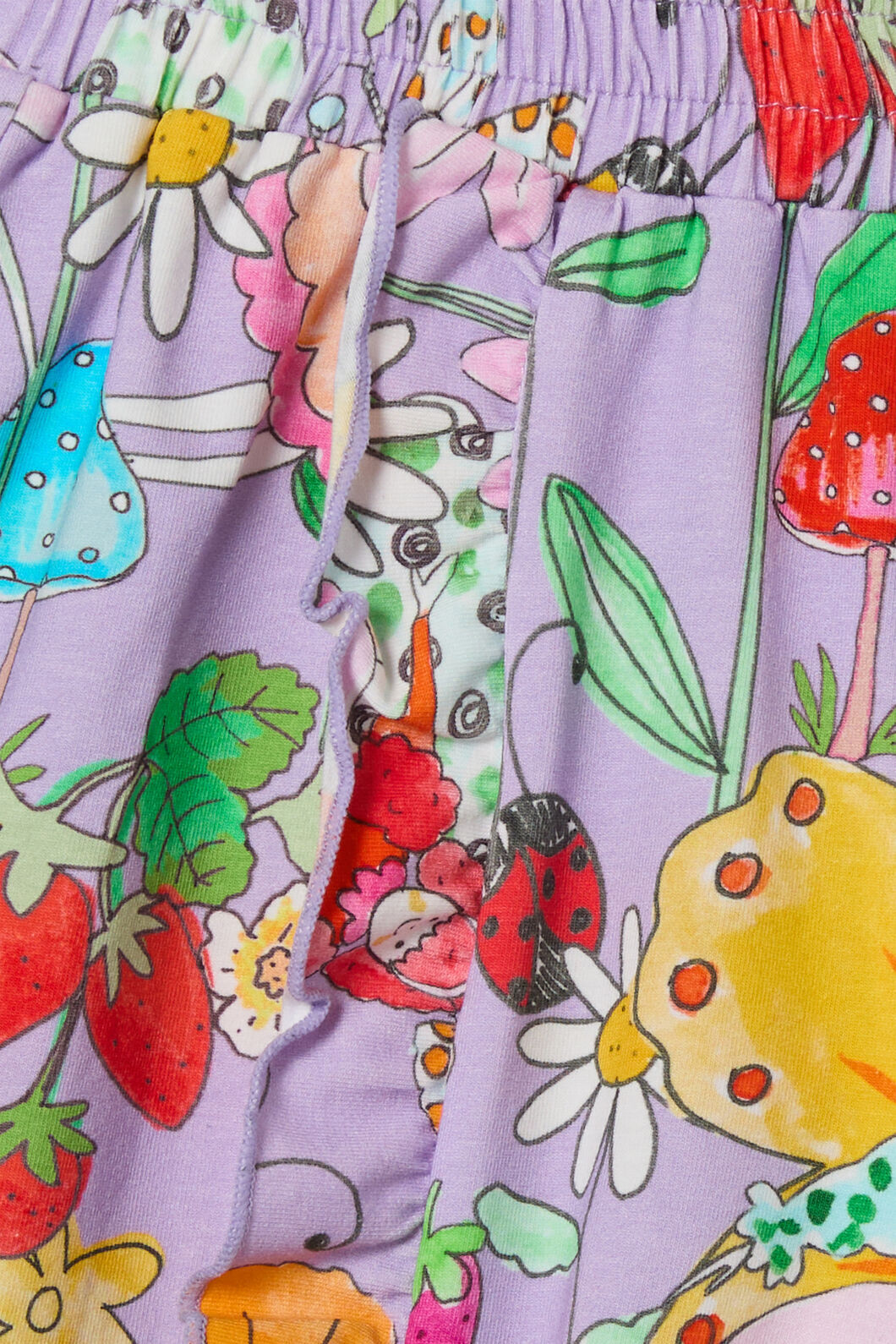 Princess Highway - Fairies Kids Frill Shorts - lilac