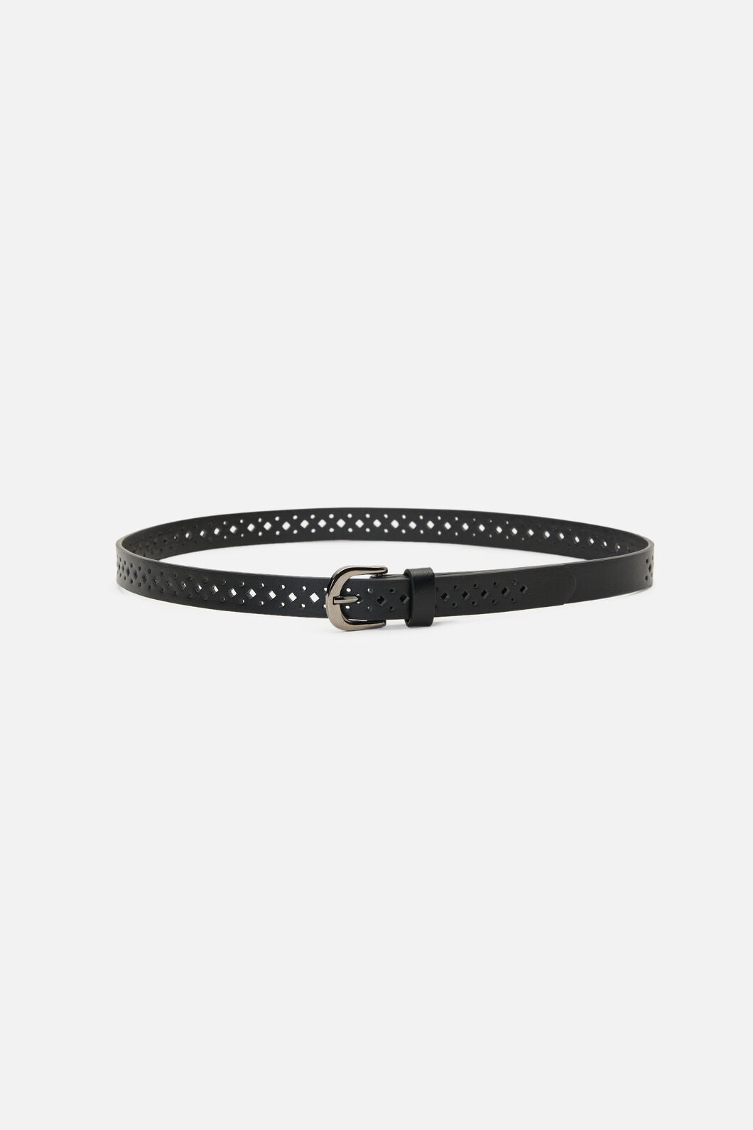Princess Highway - Black Cut Out Belt - black