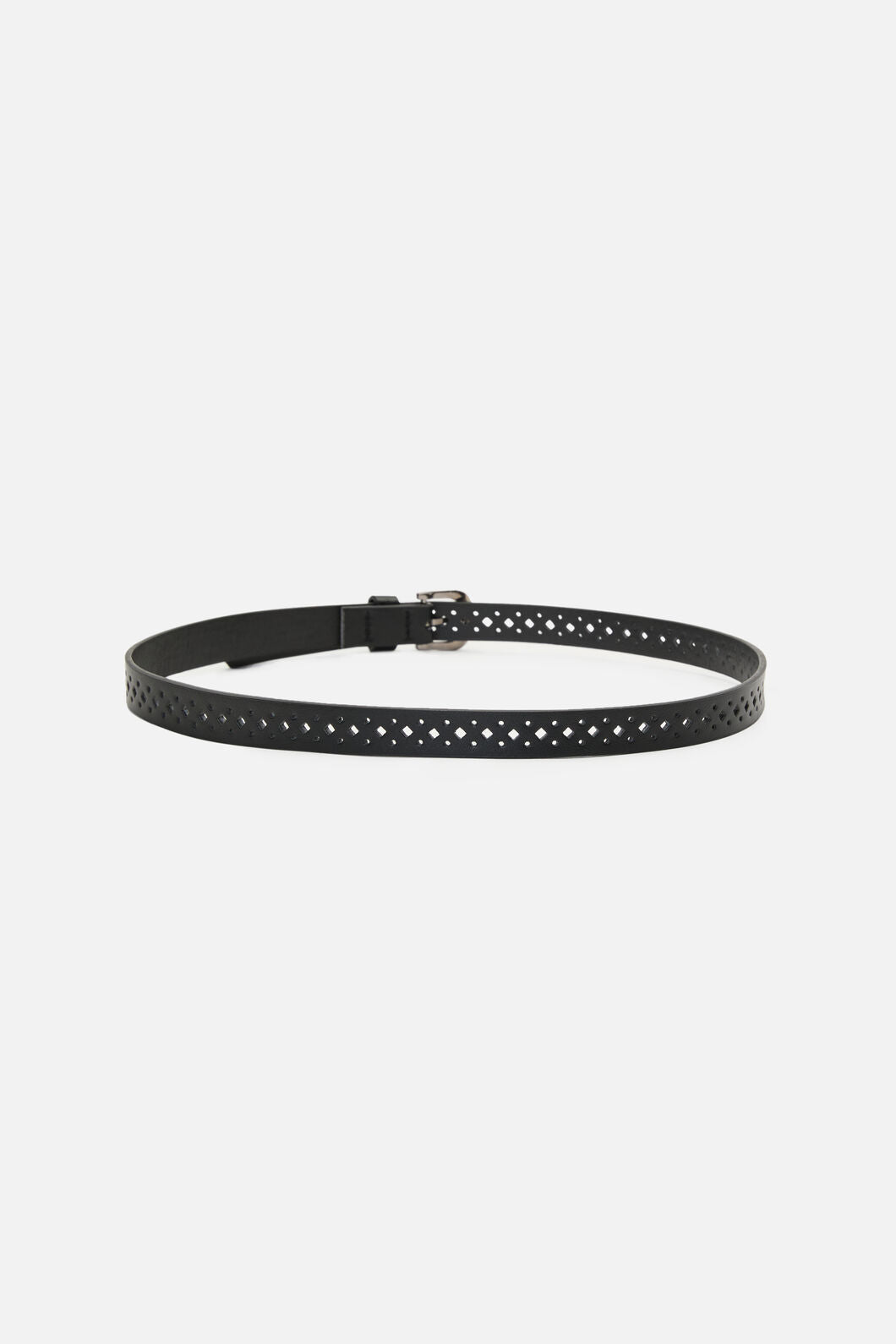 Princess Highway - Black Cut Out Belt - black