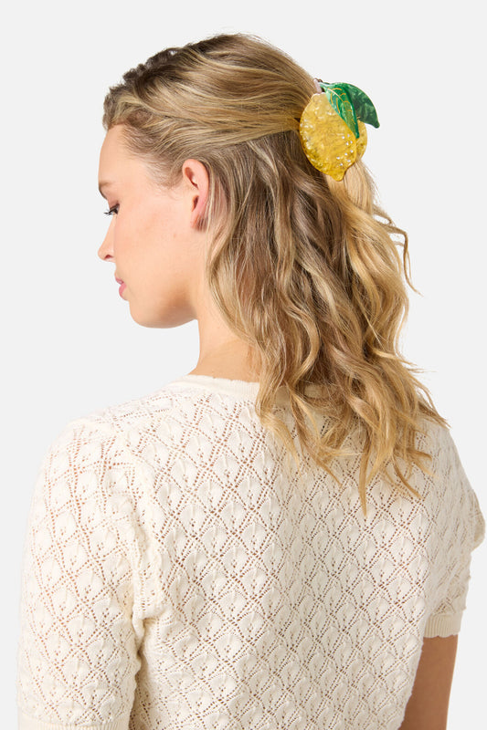 Princess Highway - Lemon Claw Clip - yellow
