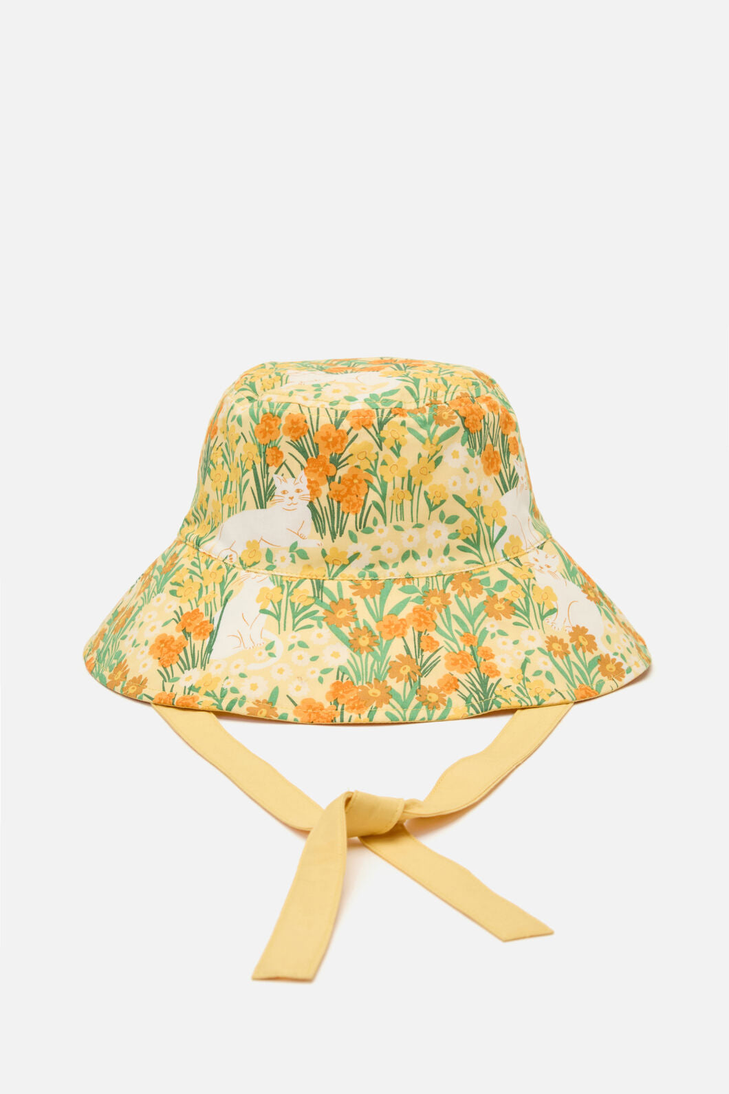 Princess Highway - Cat & Flora Reversible Hat - yellow