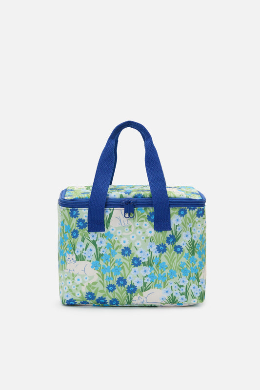 Princess Highway - Cat & Flora Lunch Bag - blue