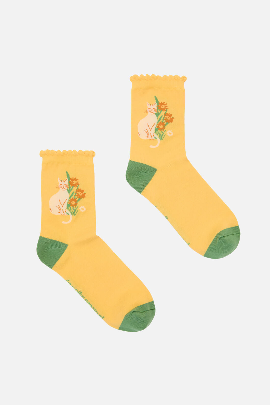 Princess Highway - Cat & Flora Sock - orange