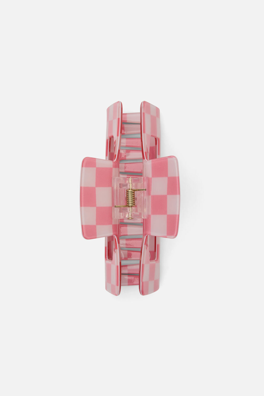 Princess Highway - Gingham Claw Clip - pink