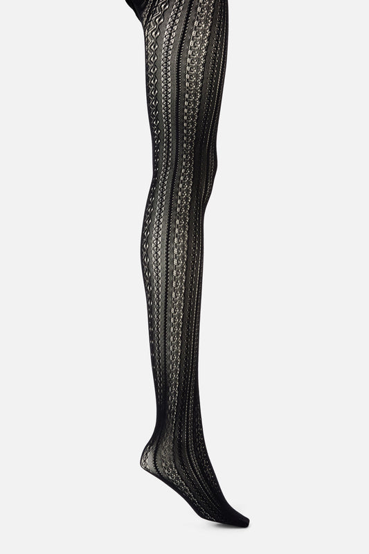 Princess Highway - Black Lacey Tight - black