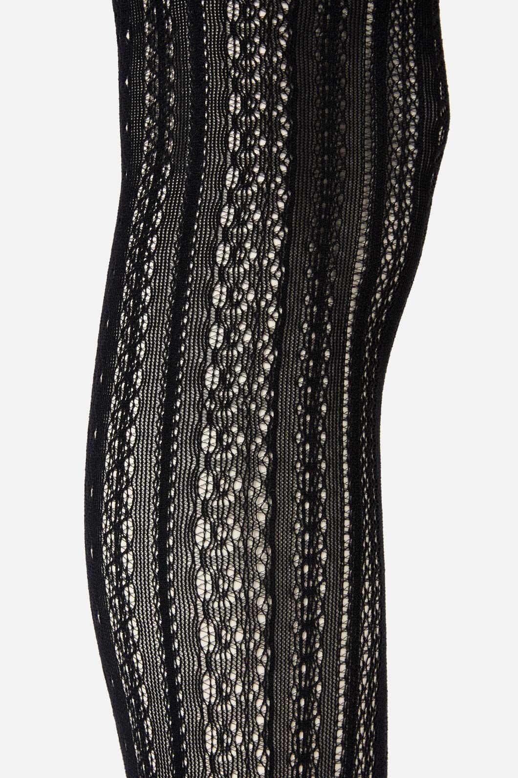Princess Highway - Black Lacey Tight - black