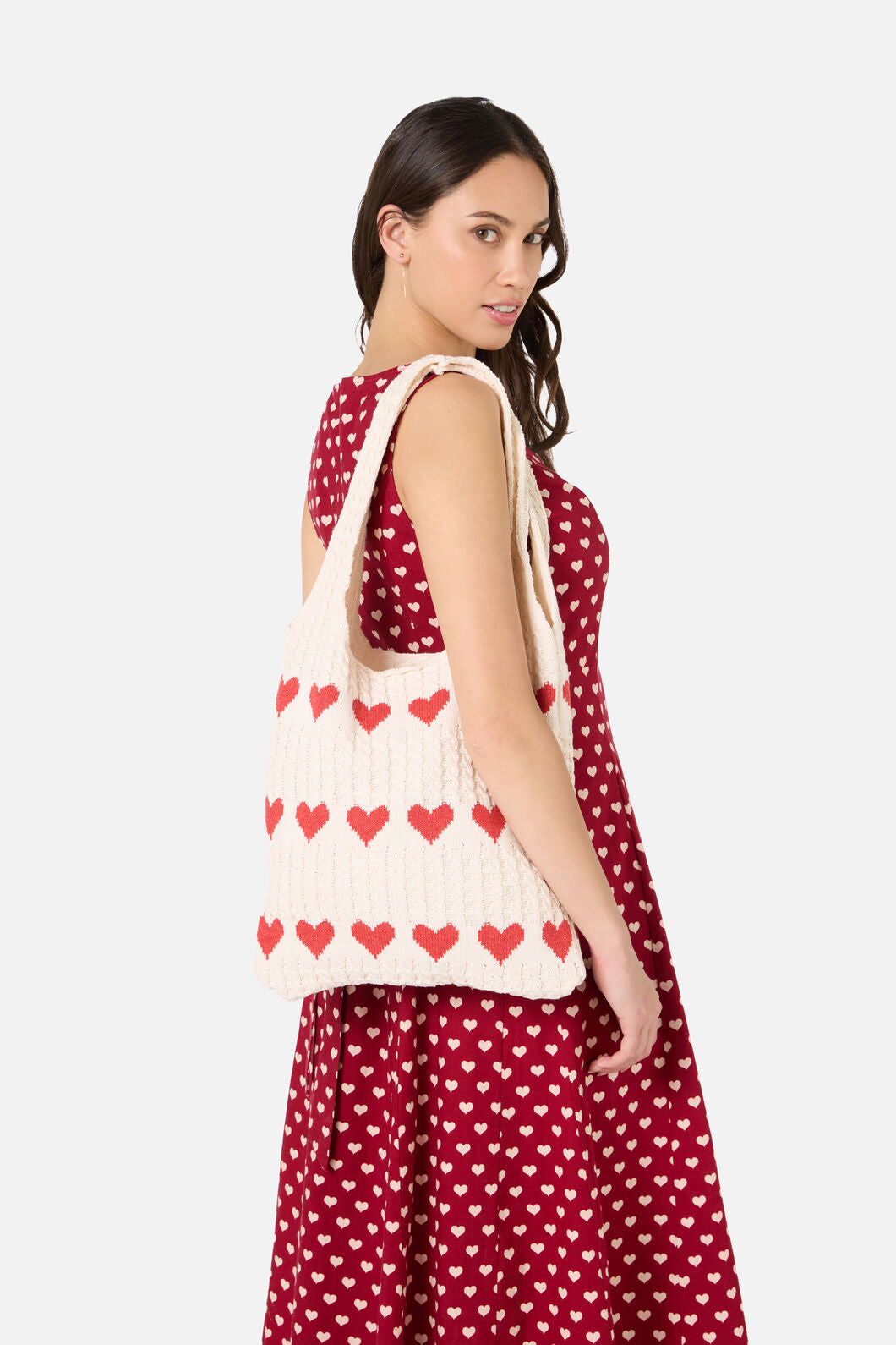 Knitted Sweet Heart Bag – Princess Highway