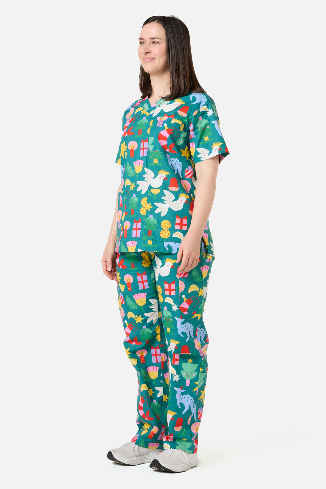 Princess Highway - WATTLE & WONDER SCRUB SET - green