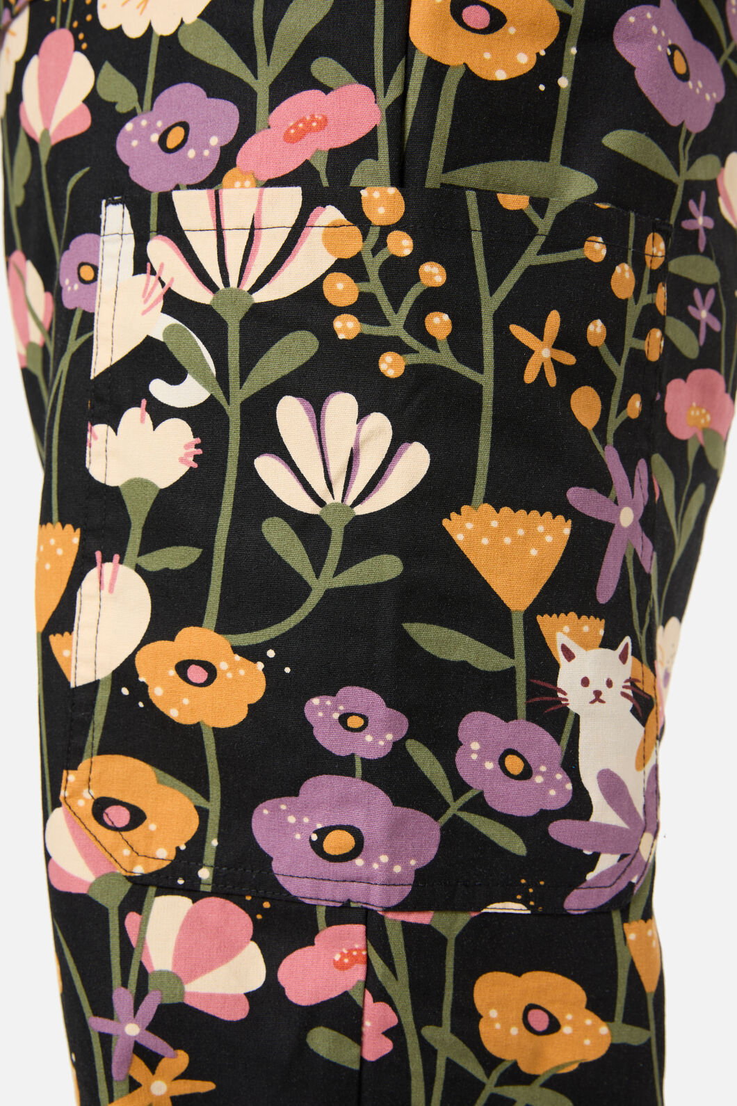 Princess Highway - Zoe Cat scrub set - black