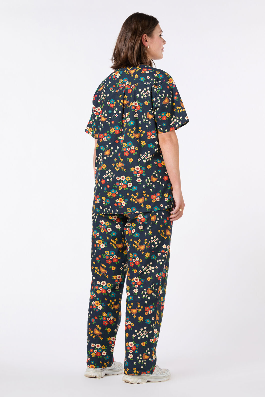 Princess Highway - Cute Chickens scrub set - navy