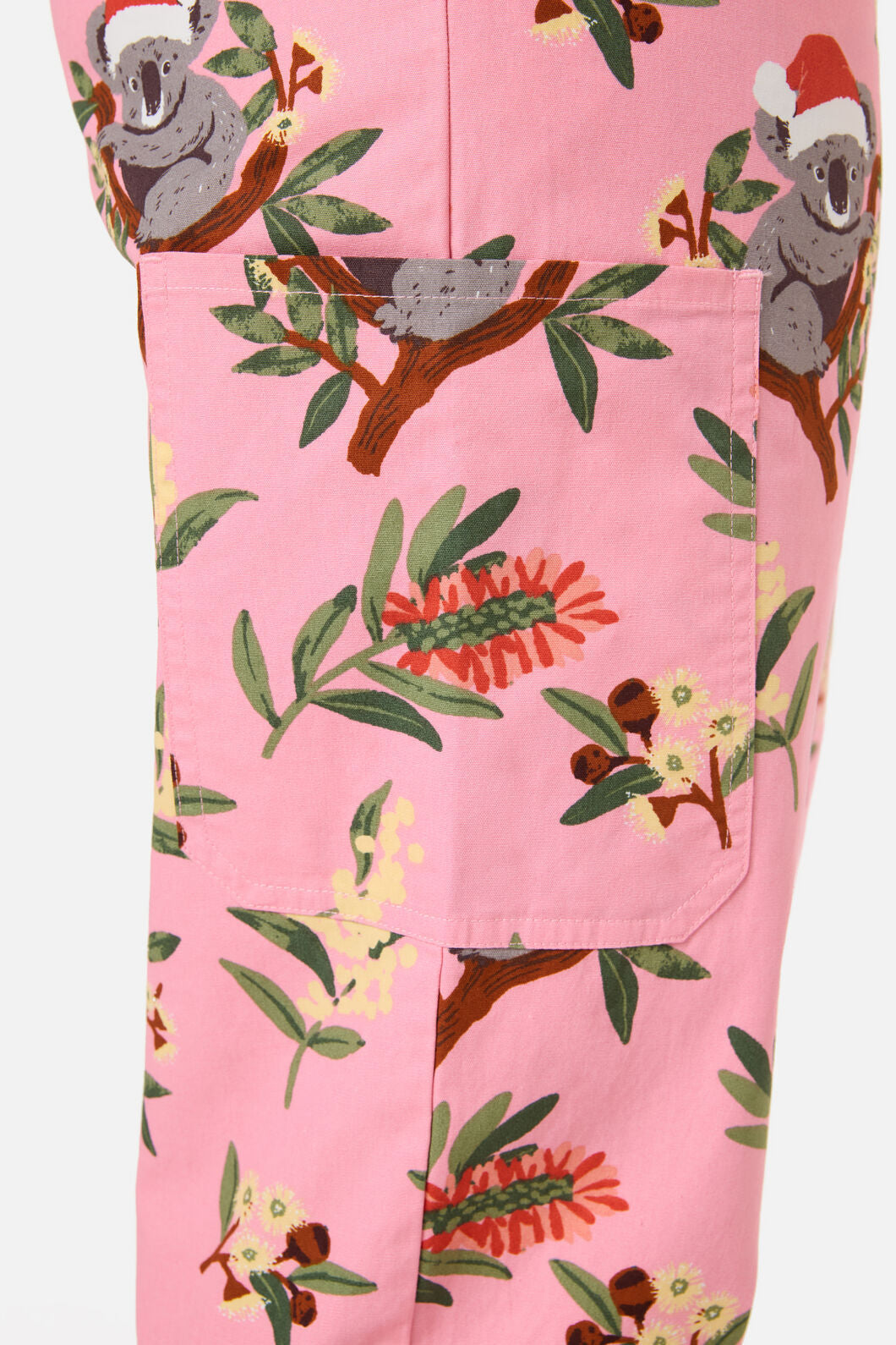 Princess Highway - CHRISTMAS KOALA PINK SCRUB SET - pink