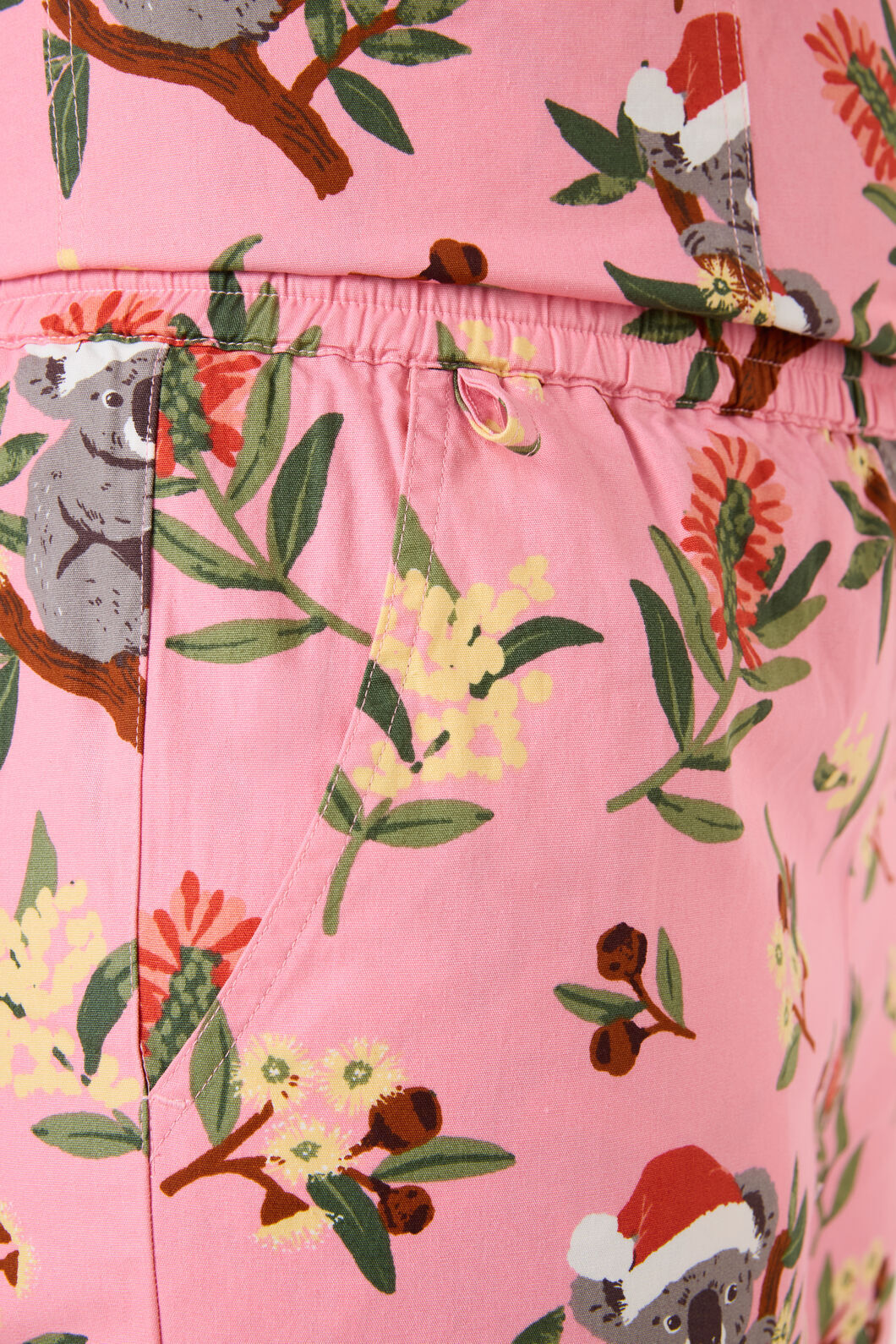 Princess Highway - CHRISTMAS KOALA PINK SCRUB SET - pink