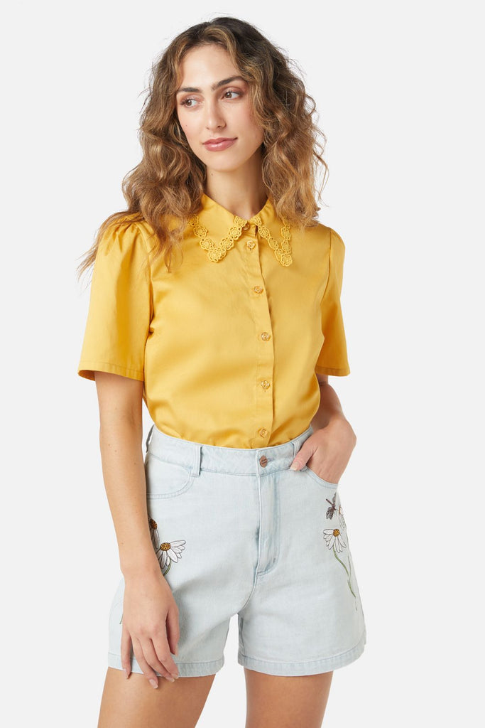 Lacey Flower Blouse Princess Highway