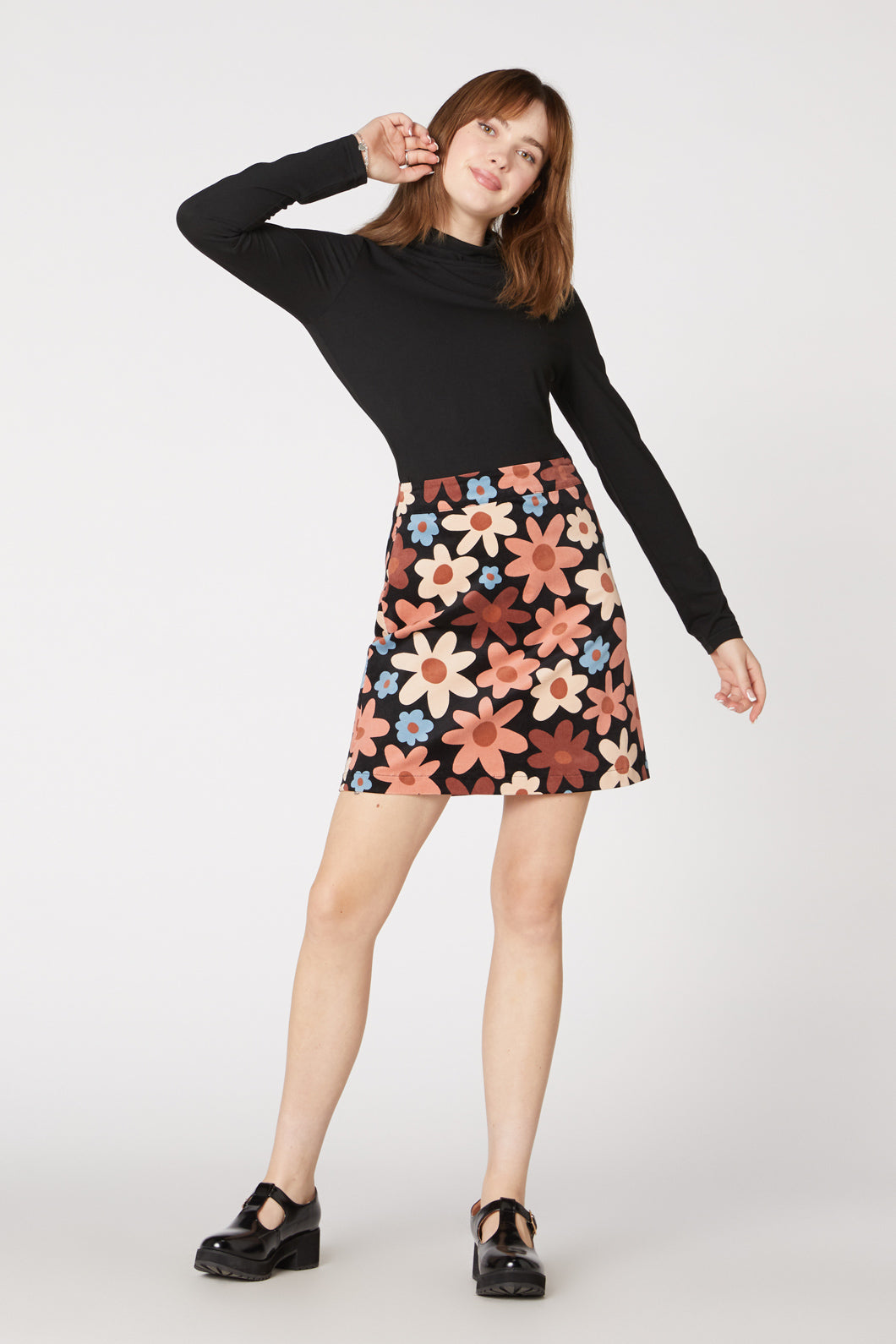 60S Daisy Corduroy Skirt – Princess Highway