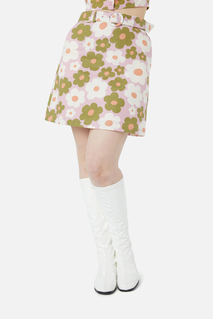 Vintage Daisy Mini Skirt