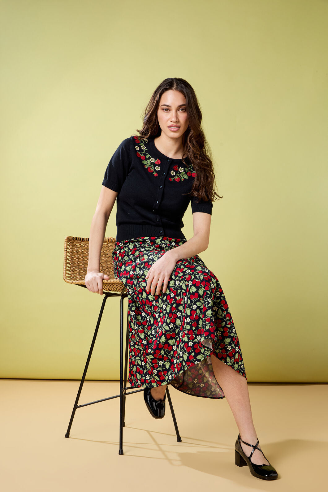 Raspberry Midi Skirt – Princess Highway