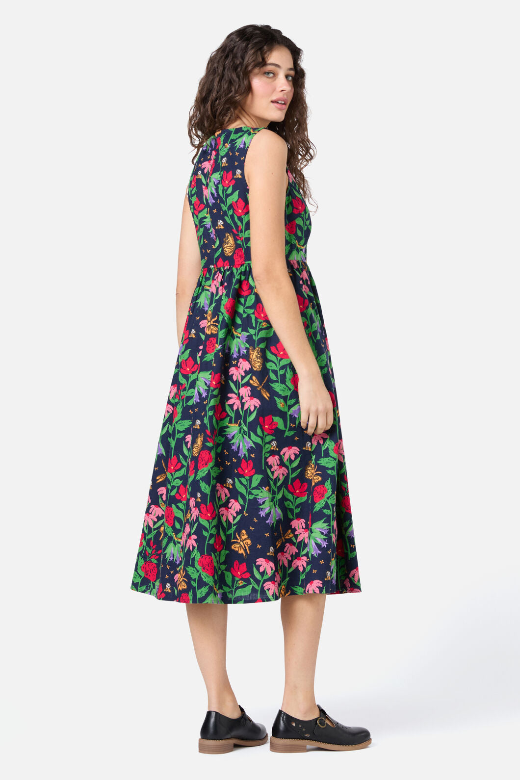 Princess Highway - Garden Party Midi Dress - navy