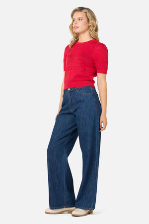 Princess Highway - Philippa Indigo Relaxed Jean - blue-denim