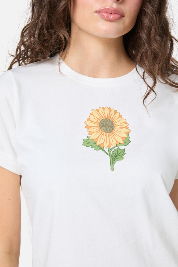 Princess Highway - Sunflower Baby Tee - cream