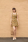 Princess Highway - Cleo Geo Mini Shift Dress - brown
