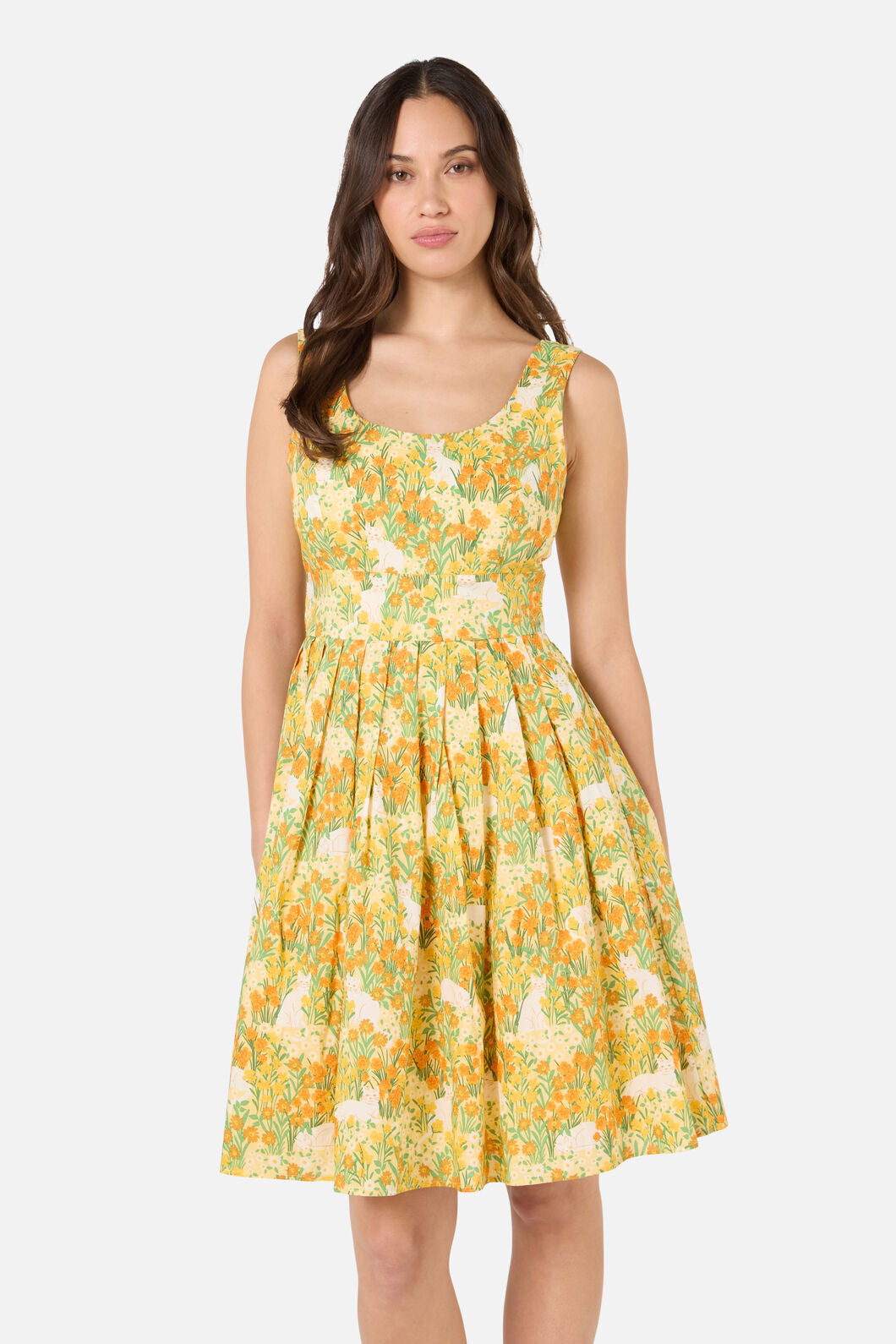 Princess Highway - Cat & Flora Sun Dress - orange