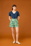 Princess Highway - Cat & Flora Short - blue