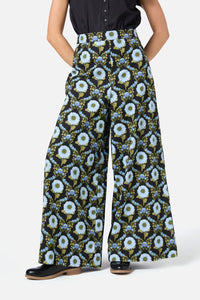 Princess Highway - Sunflower Palazzo Pant - black