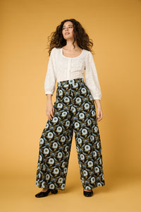 Princess Highway - Sunflower Palazzo Pant - black